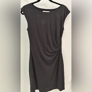 Black and White Patterned Dress